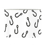 Fish Hook Pattern Print Drum Lamp Shade