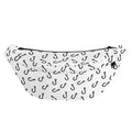 Fish Hook Pattern Print Fanny Pack