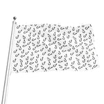 Fish Hook Pattern Print Flag