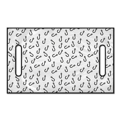 Fish Hook Pattern Print Golf Cart Seat Cover