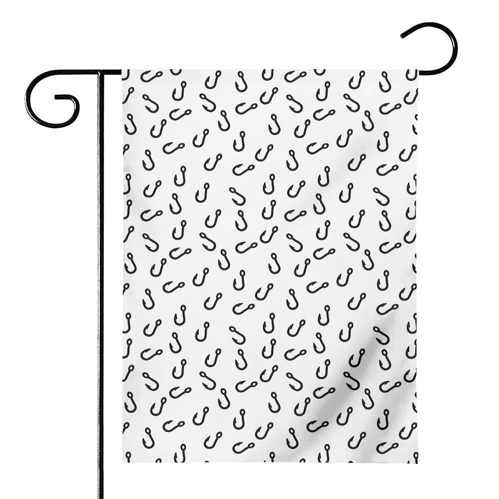 Fish Hook Pattern Print House Flag