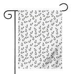 Fish Hook Pattern Print House Flag