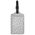 Fish Hook Pattern Print Luggage Tag