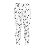 Fish Hook Pattern Print Men's leggings