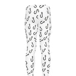 Fish Hook Pattern Print Men's leggings