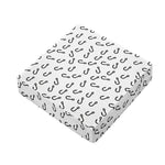 Fish Hook Pattern Print Outdoor Seat Cushion Cover