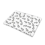 Fish Hook Pattern Print Pet Cooling Mat Cover