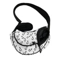 Fish Hook Pattern Print Pet Sling Carrier