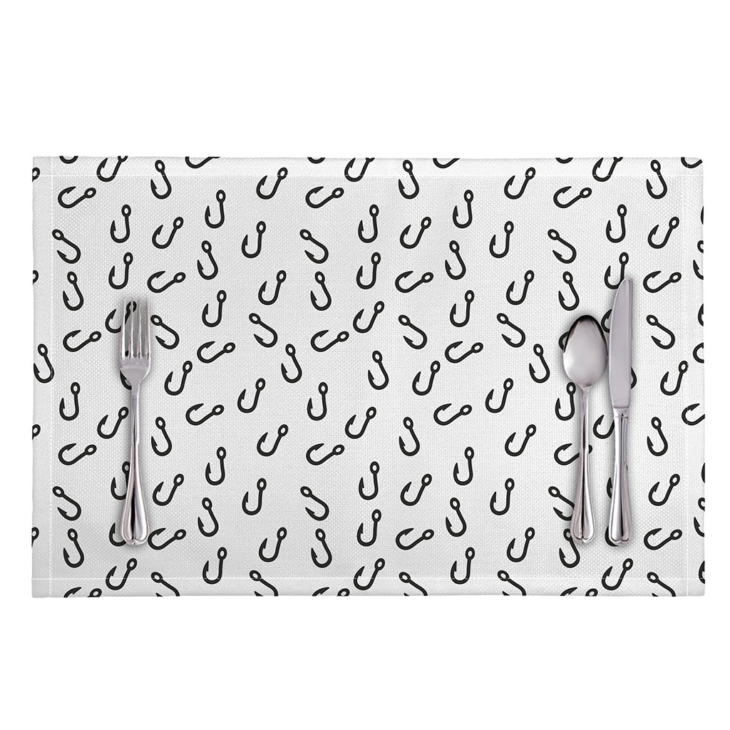 Fish Hook Pattern Print Placemat