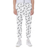 Fish Hook Pattern Print Scuba Joggers