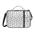 Fish Hook Pattern Print Shoulder Strap Bible Bag