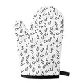Fish Hook Pattern Print Single Oven Mitt