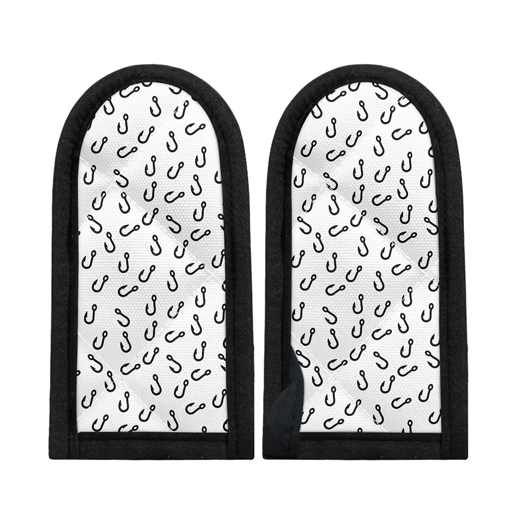 Fish Hook Pattern Print Skillet Handle Cover