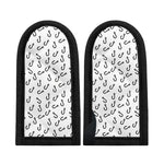 Fish Hook Pattern Print Skillet Handle Cover