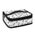 Fish Hook Pattern Print Small Lunch Bag