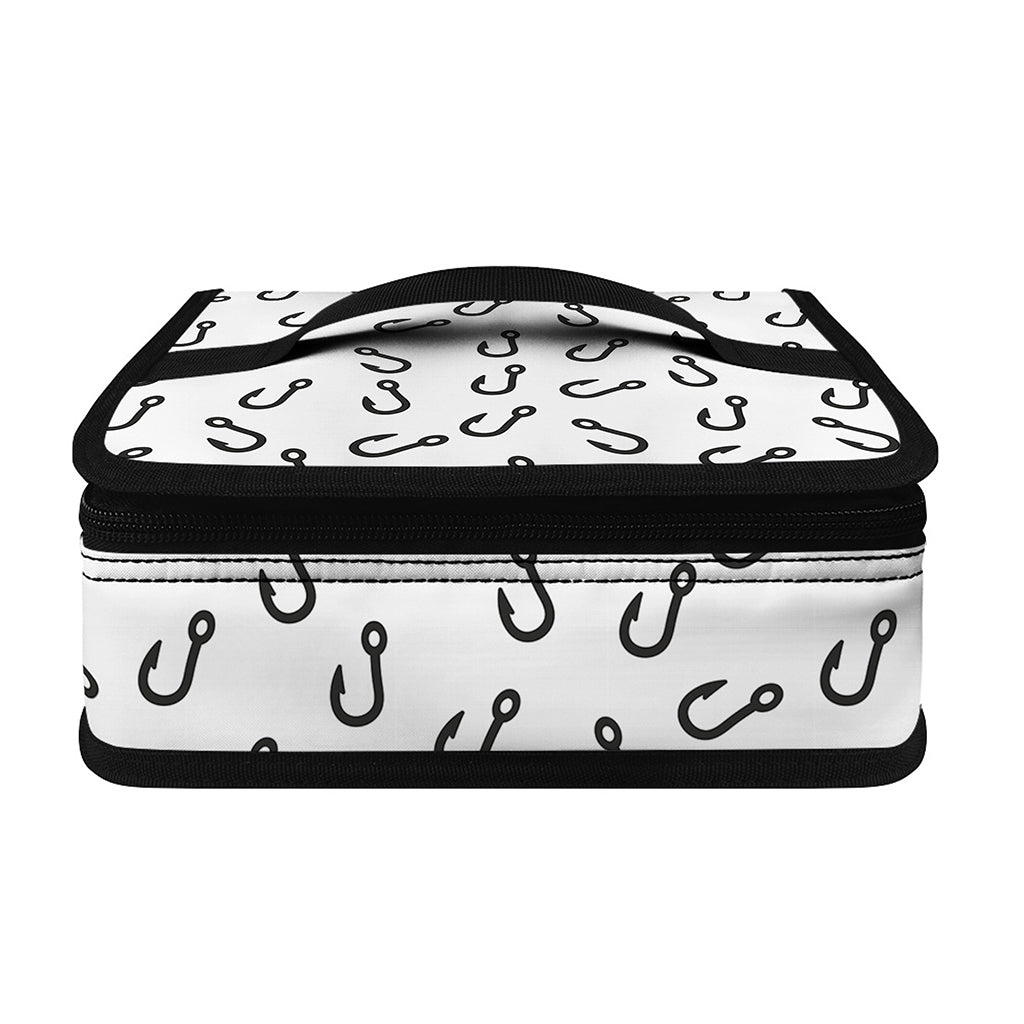 Fish Hook Pattern Print Small Lunch Bag