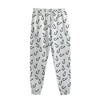 Fish Hook Pattern Print Sweatpants