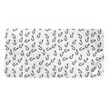 Fish Hook Pattern Print Towel