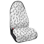 Fish Hook Pattern Print Waterproof Car Seat Cover