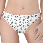 Fish Hook Pattern Print Women's Thong