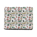 Fishing Equipment Pattern Print Bifold Wallet
