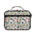 Fishing Equipment Pattern Print Briefcase Bible Bag
