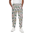 Fishing Equipment Pattern Print Cotton Sweatpants