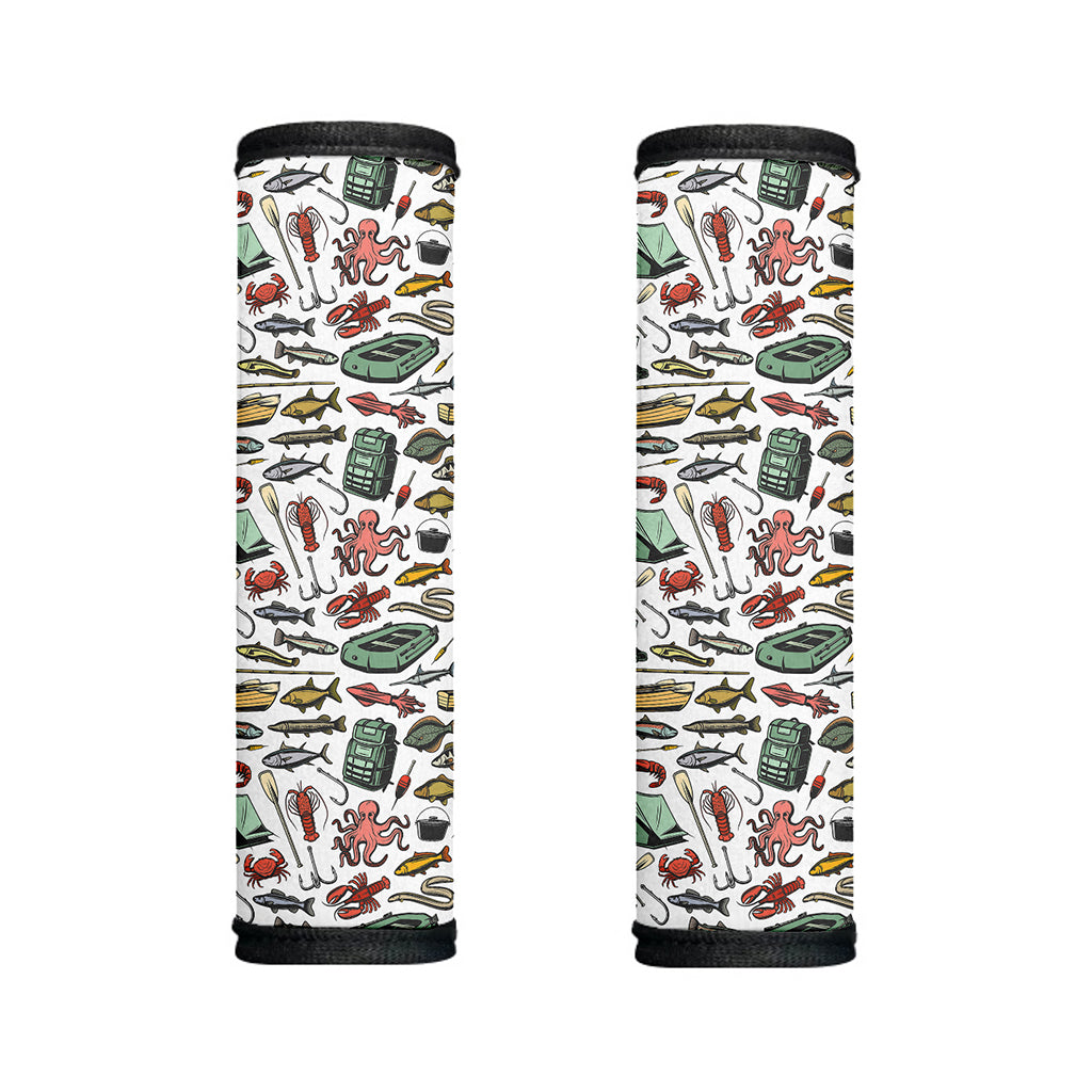 Fishing Equipment Pattern Print Handle Covers