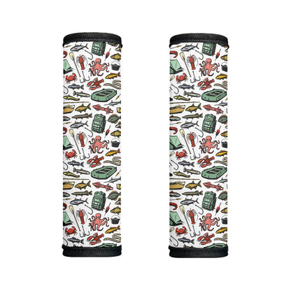 Fishing Equipment Pattern Print Handle Covers