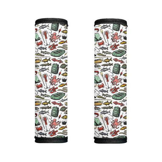 Fishing Equipment Pattern Print Handle Covers