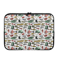 Fishing Equipment Pattern Print Laptop Sleeve