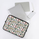 Fishing Equipment Pattern Print Laptop Sleeve
