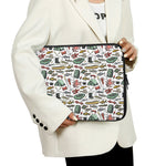 Fishing Equipment Pattern Print Laptop Sleeve