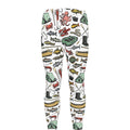 Fishing Equipment Pattern Print Men's Leggings