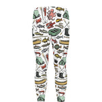 Fishing Equipment Pattern Print Men's leggings