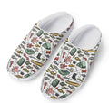 Fishing Equipment Pattern Print Mesh Casual Shoes
