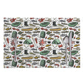 Fishing Equipment Pattern Print Placemat