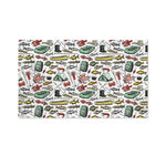 Fishing Equipment Pattern Print Polyester Flag