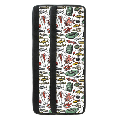Fishing Equipment Pattern Print Refrigerator Handle Covers