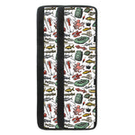 Fishing Equipment Pattern Print Refrigerator Handle Covers