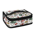 Fishing Equipment Pattern Print Small Lunch Bag