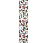 Fishing Equipment Pattern Print Table Runner