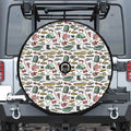 Fishing Equipment Pattern Print Tire Cover With Camera Hole