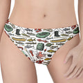 Fishing Equipment Pattern Print Women's Thong