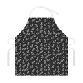 Fishing Hooks Pattern Print Adjustable Apron