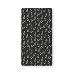 Fishing Hooks Pattern Print Baby Crib Sheet