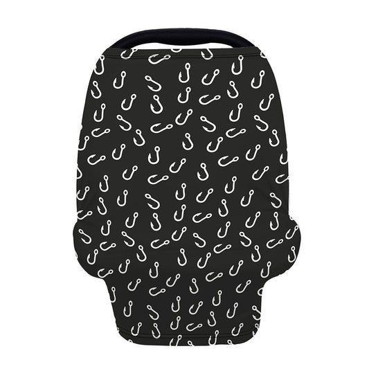 Fishing Hooks Pattern Print Baby Seat Cover