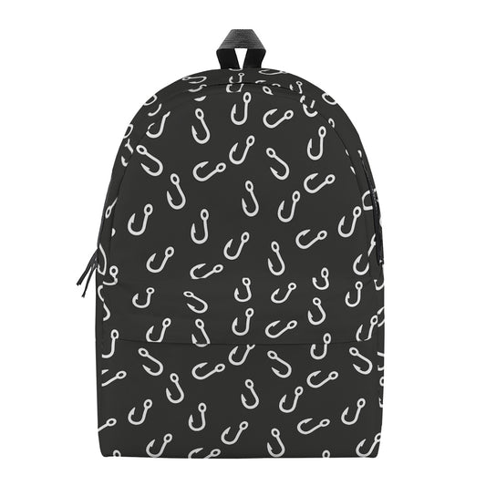 Fishing Hooks Pattern Print Backpack