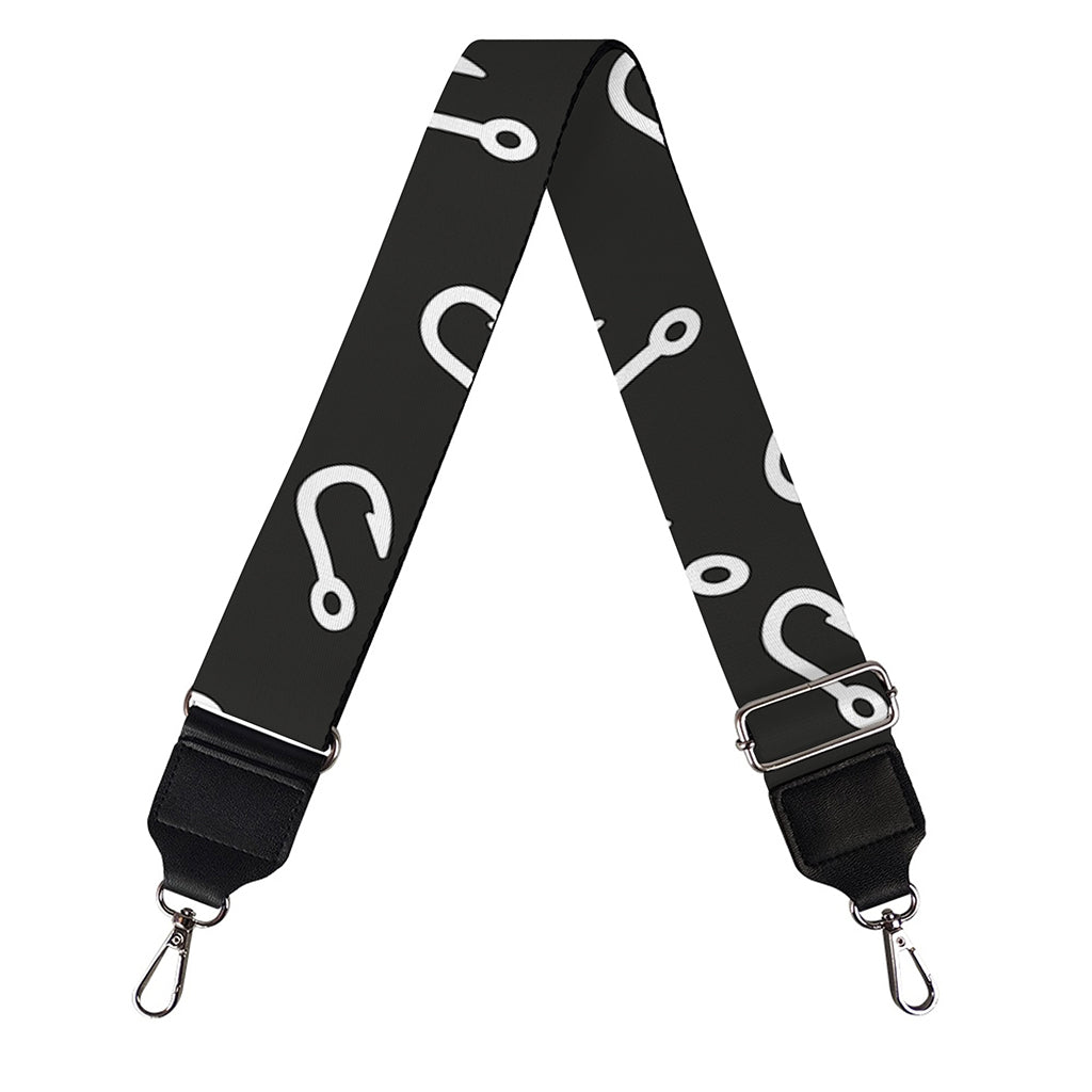 Fishing Hooks Pattern Print Bag Strap