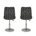 Fishing Hooks Pattern Print Bar Stool Covers